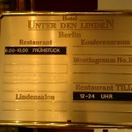 "Good Bye Hotel Unter den Linden!"(2)　　　　　　　　　- 最初で最後の訪問記 -